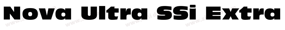 Nova Ultra SSi Extra Black字体转换